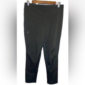 Title Nine Dark Olive Green Hiking Pants Women’s Size M Nylon Blend Pockets EUC